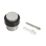 Eclipse Round Linear Floor Door Stop 30 x 40mm Satin Stainless Steel