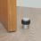 Eclipse Round Linear Floor Door Stop 30 x 40mm Satin Stainless Steel
