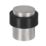 Eclipse Round Linear Floor Door Stop 30 x 40mm Satin Stainless Steel