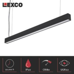 Lexco Castula LED Pendant Black 23W 2500lm