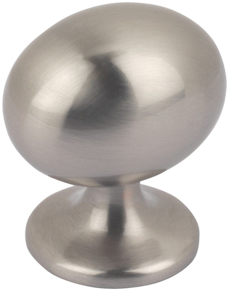 Smith & Locke Knobs Satin Nickel 30mm 2 Pack Screwfix