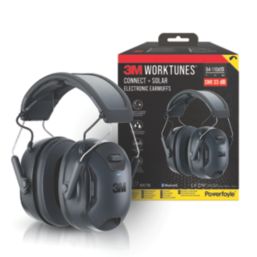 3M WorkTunes Connect & Solar Wireless Bluetooth Ear Defenders 33dB