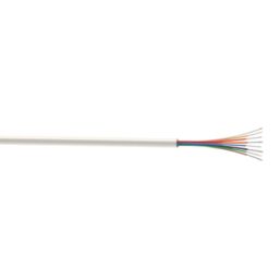 Time White 8-Core Alarm Cable 50m Drum