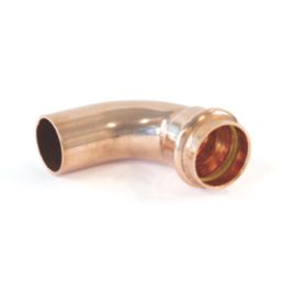 Conex Banninger B Press Gas  Copper Press-Fit Adapting 90° Bends 28mm x 28mm 5 Pack