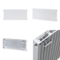 Flomasta 400mm x 900mm 2056BTU White Type 11 Convector Radiator
