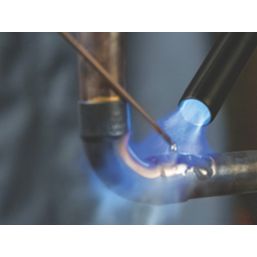 Rothenberger Quickfire Pro MAPP & Propane Blow Torch with Fixed Cool Tip Burner
