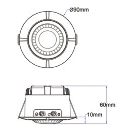 Timeguard SLFM360N Indoor White PIR Sensor 360°