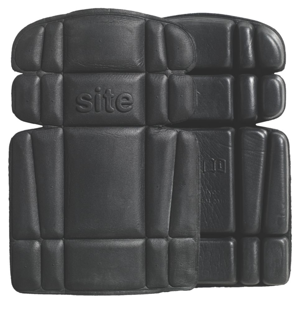 Site Knee Pad Inserts Black Screwfix