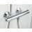 Bristan Zing Rear-Fed Exposed Chrome Thermostatic Mixer Shower