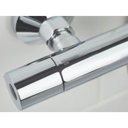 Bristan Zing Rear-Fed Exposed Chrome Thermostatic Mixer Shower