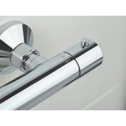 Bristan Zing Rear-Fed Exposed Chrome Thermostatic Mixer Shower