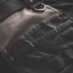 Scruffs Pro Flex Holster Work Trousers Black 32" W 32" L