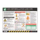 Essentials "Defibrillation & CPR" PVC Safety Poster 420mm x 594mm