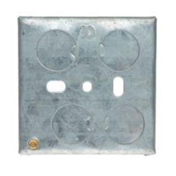 Appleby  1-Gang Galvanised Steel  Knockout Box 35mm
