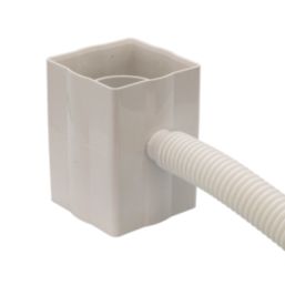 FloPlast  Square Rainwater Diverter White