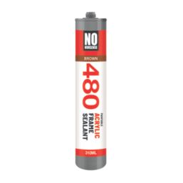 No Nonsense 480 Acrylic Frame Sealant Brown 310ml