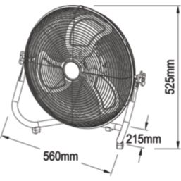 Essentials  18" Floor Fan 220-240V