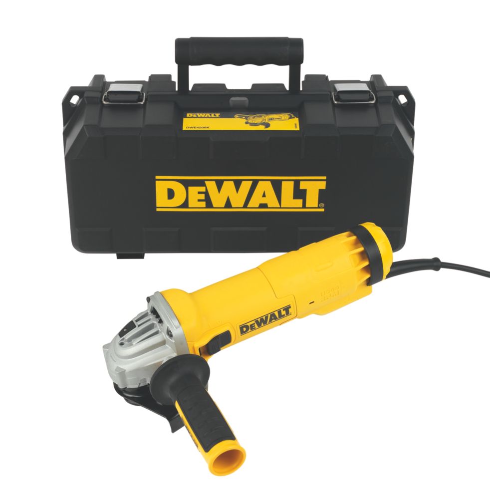 DeWalt DWE4206KGB 1010W 4.5" Electric Angle Grinder 240V Screwfix