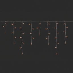 720 LED Indoor & Outdoor Very Warm White Icicle Christmas Lights 460lm