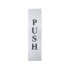 Essentials Push Sign 50mm x 200mm