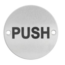 Eclipse  Push Fire Door Sign 76mm