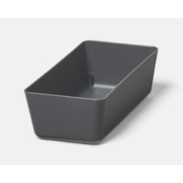 Essentials Nitaki Plastic Cutlery Tray 182mm x 90mm Grey