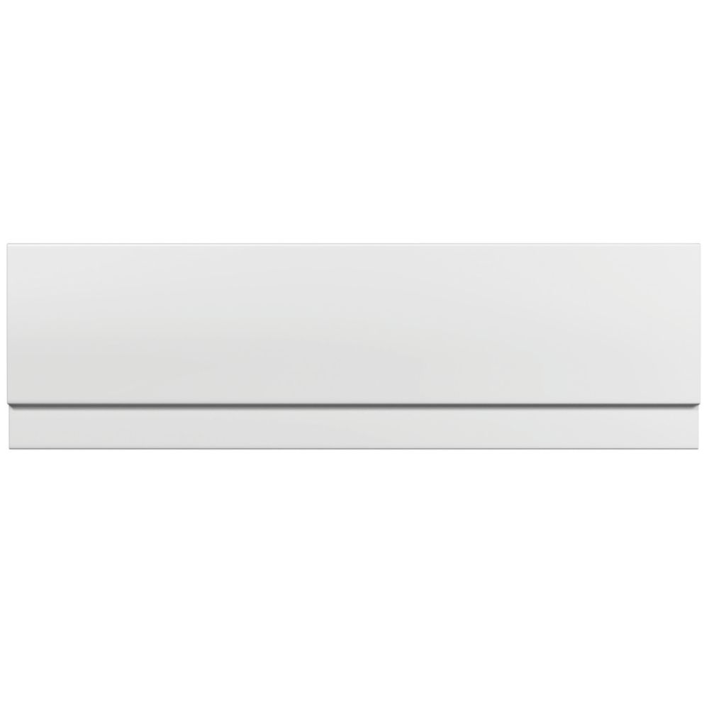 ETAL PVC Front Bath Panel & Plinth 1700mm White 2 Pack - Screwfix