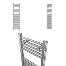 Flomasta 1600mm x 400mm 1412BTU Chrome Flat  Towel Radiator