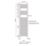 Flomasta 1600mm x 400mm 1412BTU Chrome Flat  Towel Radiator