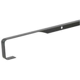 Unika Butt Joint Matt Black 630mm x 30mm