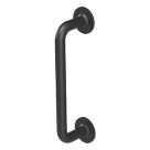 Rothley  Straight Household Steel Grab Rail Matt Black 305mm