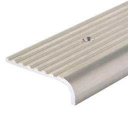 Stormguard  Grey Aluminium Stair Tread Covers 1000mm x 57mm x 15mm 2 Pack