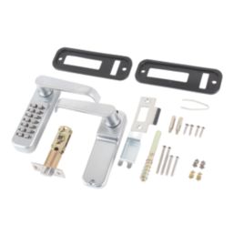 Smith & Locke  Push-Button Lock w/ Handles  37.5mm Silver