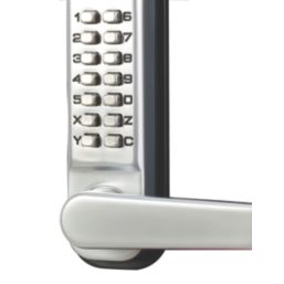 Smith & Locke  Push-Button Lock w/ Handles  37.5mm Silver