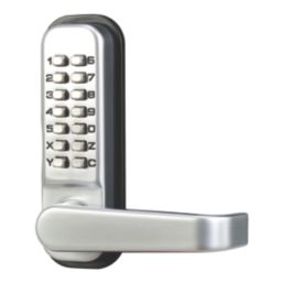 Smith & Locke  Push-Button Lock w/ Handles  37.5mm Silver