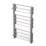 Flomasta Flat Bar 800mm x 500mm 785BTU Chrome Vertical Designer Radiator
