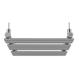 Flomasta Flat Bar 800mm x 500mm 785BTU Chrome Vertical Designer Radiator