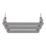 Flomasta Flat Bar 800mm x 500mm 785BTU Chrome Vertical Designer Radiator