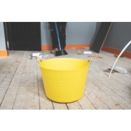 Red Gorilla  Polyethylene Bucket Yellow 22Ltr
