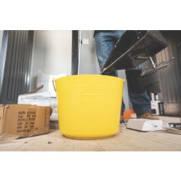 Red Gorilla  Polyethylene Bucket Yellow 22Ltr