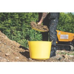 Red Gorilla  Polyethylene Bucket Yellow 22Ltr