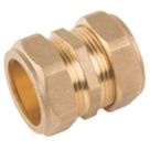 Midbrass  Brass Compression Equal Coupler 1"