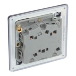 LAP  10A 1-Gang 3-Pole Fan Isolator Switch Slate Grey