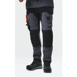 Snickers 6275 Shell Stretch Trousers Steel Grey  31" W 32" L