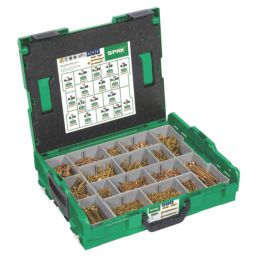 Spax L-BOXX PZ Countersunk Assortment Trade Case 2930 Pieces