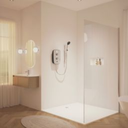 Aqualisa Lumi+ Mirrored 8.5kW  Electric Shower