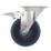 Essentials Heavy Duty Braked Swivel Castor 125mm Blue
