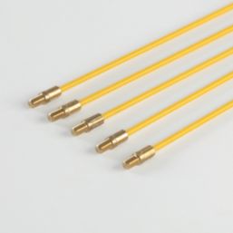 Super Rod CR-YX5 4mm Flexible Yellow Cable Rods 5m 5 Pieces