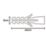 Easyfix  Nylon Wall Plugs 8mm x 40mm 100 Pack