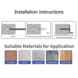 Easyfix  Nylon Wall Plugs 8mm x 40mm 100 Pack